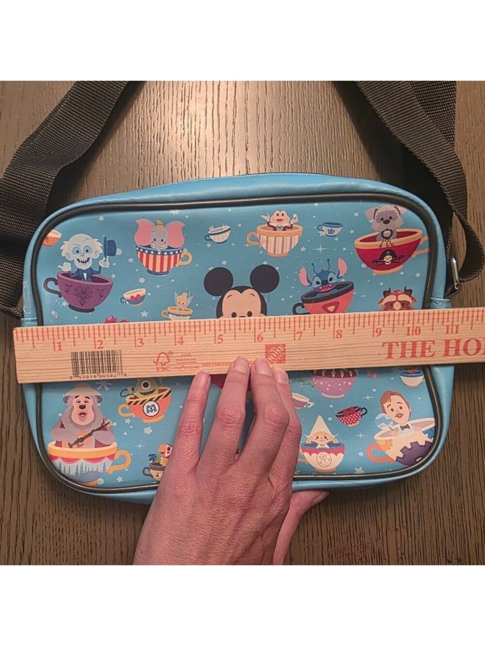 Disney Parks Mickey Mouse Kids Blue Crossbody Travel Bag Purse GUC - Picture 8 of 10
